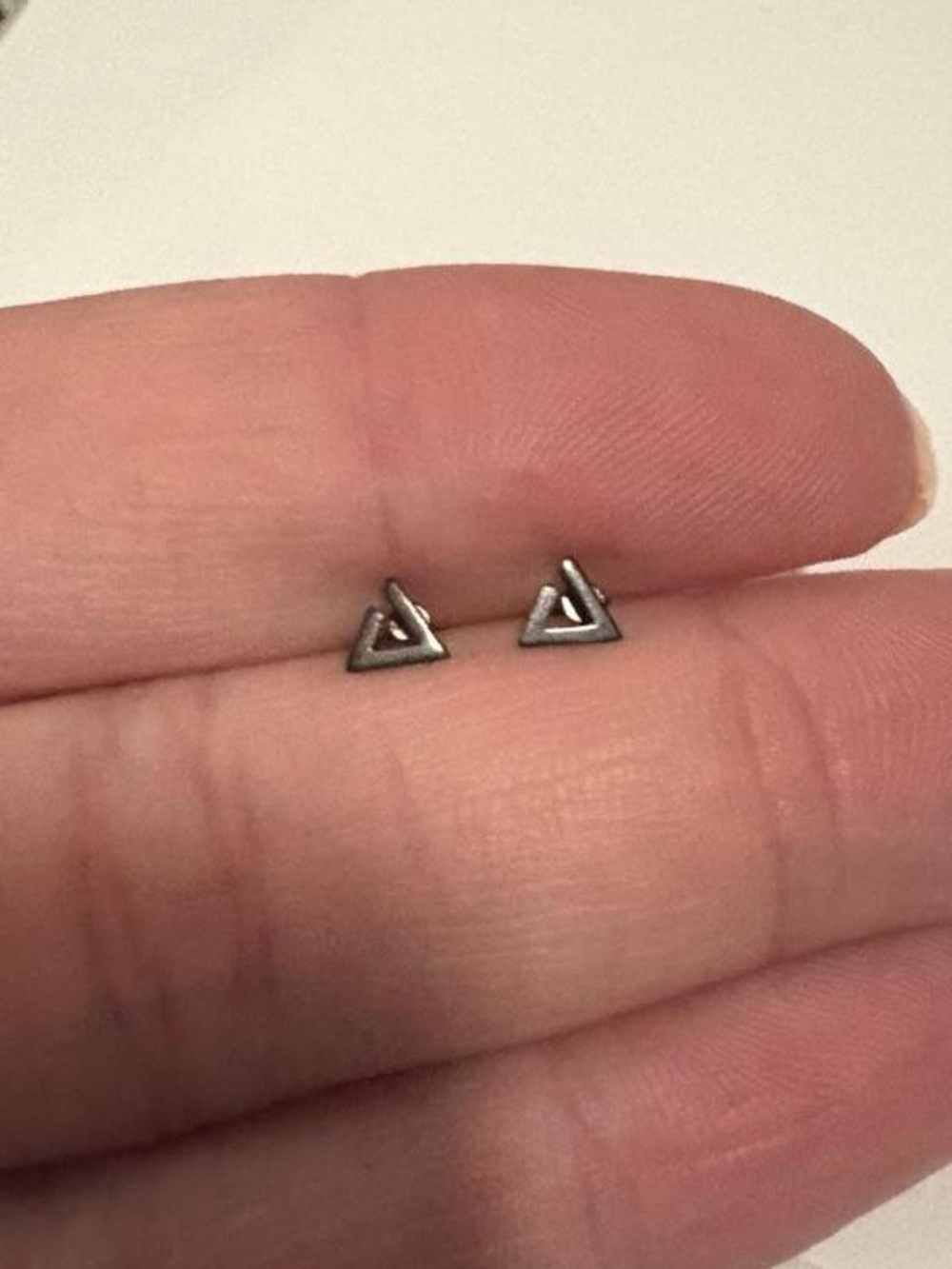 Minimalist Triangle Stud Earrings